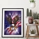 thumbnail image 2 of Cuadros Decorativos Bandera americana águila 5D DIY diamante redondo completo pintura colgante decoración dibujos Ehuebsd Nuevos Originales, 2 of 9