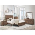 thumbnail image 2 of Topline Home Furnishings Lit King Rustique Brun, 2 of 3