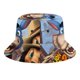 thumbnail image 5 of El Niño León 2 Sombrero bucket para adultos, gorra de protección solar, sombrero de pescador plegable para viajes al aire libre, pesca y actividades de verano, 5 of 6