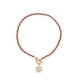 thumbnail image 5 of Collar Con Cadena Clavícula Cierre Barra en T Cuentas para Mujer Regalo Rojo, 5 of 5