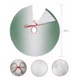 thumbnail image 7 of Hunter Green White Ombre Christmas Tree Skirt 36 Inches Large Christmas Skirt Tree, Modern Abstract Gradient Color Art Tree Skirt Christmas Decorations for Fireplace Party Holidays Indoor Outdoor, 7 of 7