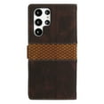 thumbnail image 2 of Nalacover for Samsung Galaxy S24 Ultra Wallet Case, Card Holder Flip Folio Cover with Kickstand Magnetic Clasp Shockproof Protective Stylish PU Leather Phone Case for Samsung Galaxy S24 Ultra, Brown, 2 of 6