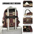 thumbnail image 3 of FORMRS Mini Backpack Purse for Women Quilted Travel Daypack Casual Shoulder Bag, Star Spangled Squares, 3 of 7