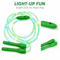 thumbnail image 2 of Adjustable Speed Jump Rope with Led Lights and 3-Speed Settings, 1-Pack, Green, for Student Outdoor Play, Speed Rope Jump Rope, 2 of 5