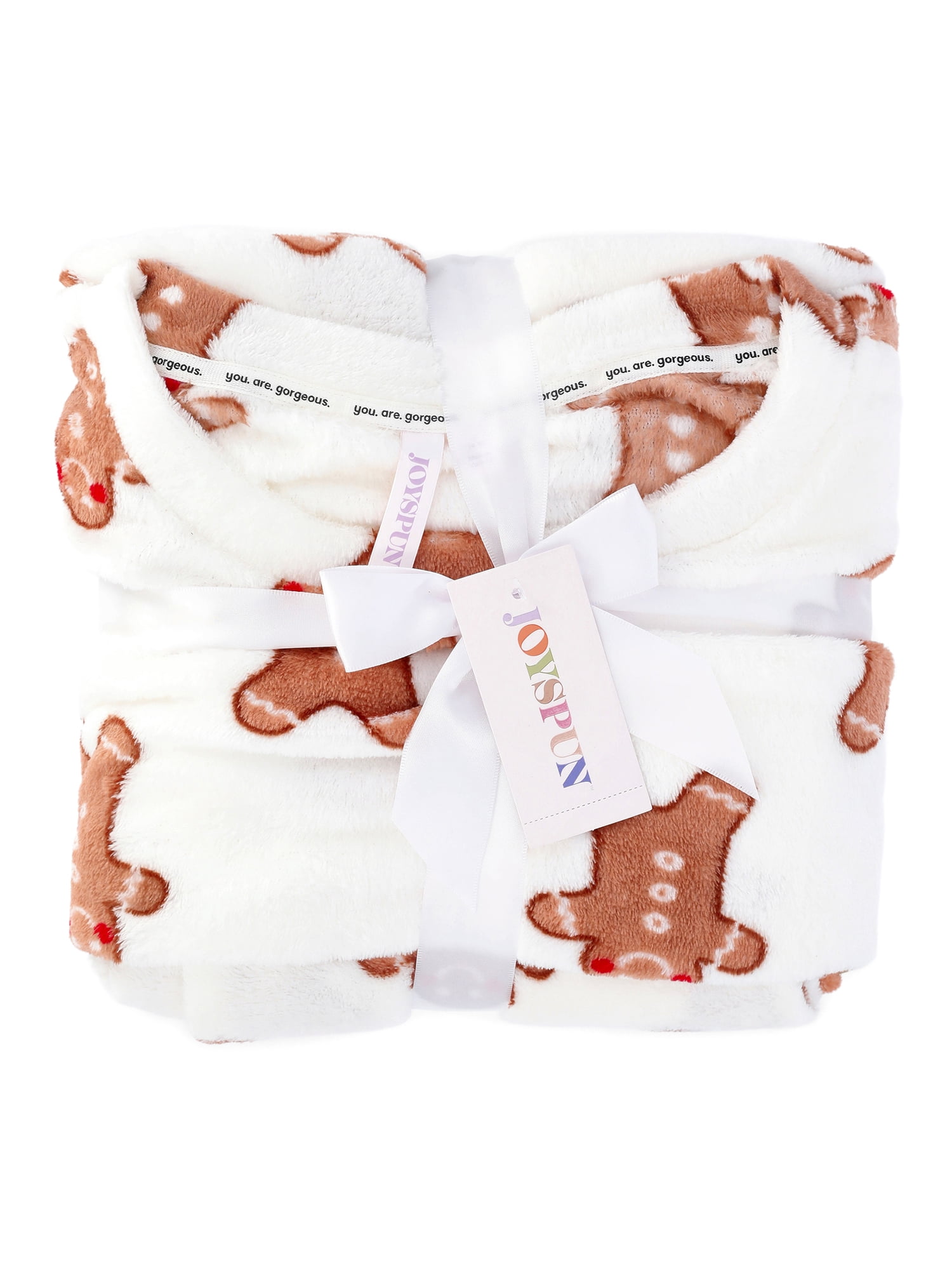 Joyspun Women's Folded Giftable Plush Long Sleeve Top and Pants Pajamas Set, 2-Piece, Sizes S-3X