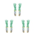 thumbnail image 4 of Guantes impermeables de látex Yuarrent Herramienta de limpieza para fregar platos hogar Suministros de ropa Type1, 4 of 6