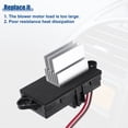 thumbnail image 4 of Unique Bargains HVAC Blower Motor Resistor AC Blower Control Fit for Chevrolet Tahoe 2003-2006 Black, 4 of 6