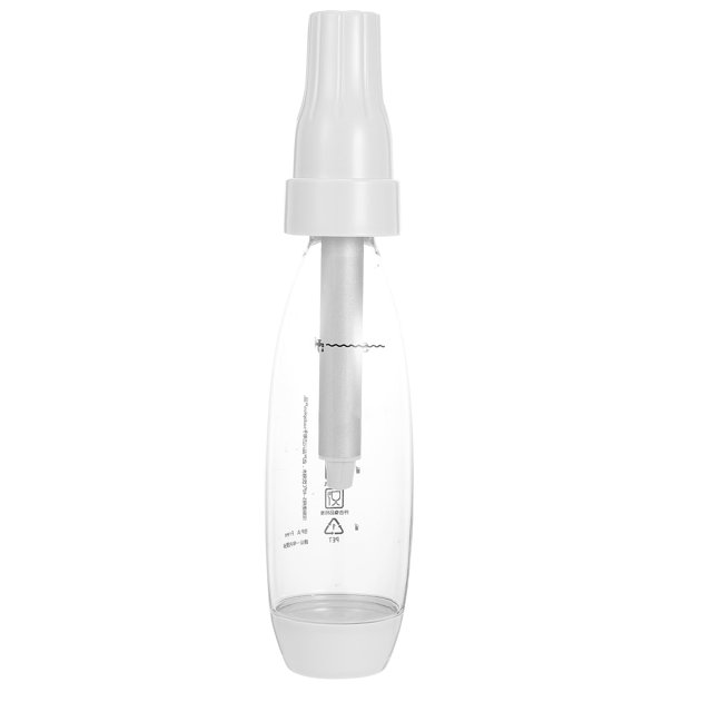 KAKOWELY 1Pc Hand Operated Sparkling Water Maker White Manual Beverage Tool for Home