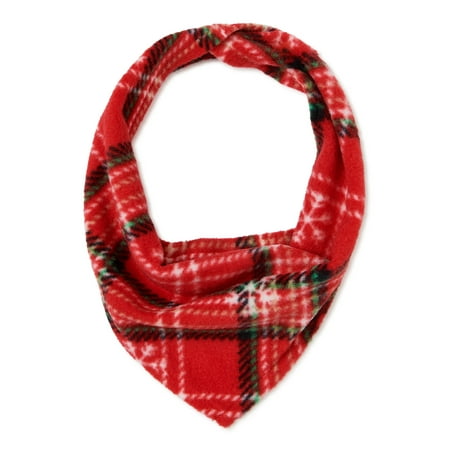 Sleepy Nites Reindeer Sherpa Holiday Matching Family Christmas Pajamas Pet Plaid and Snowflake Bandana