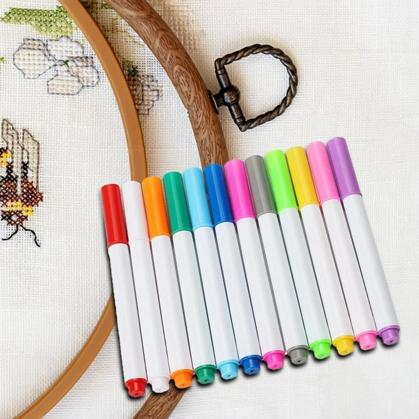Crayon Disparaissant Effaçable Bricolage Couture 12Pcs Marquage Encre Tissu  