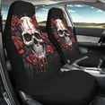 thumbnail image 3 of Kuiaobaty Skull Rose Front Car Seat Cover Breathable Universal Auto Seat Protector Automobile Inteior Accessories Decor Suitable For Most Cars, Black, 3 of 7