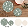 thumbnail image 4 of FREEAMG Christmas Deers Snowflake Scandinavian Pot Holders Trivets Set 2 Pcs 100% Cotton Hot Potholders Hot Pads for Cooking, 4 of 7
