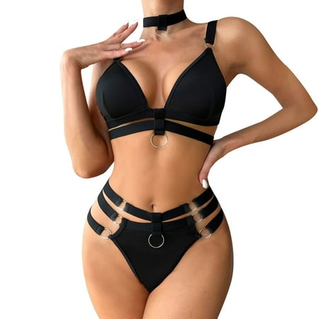 Xuewenshw Women s Lingerie Corset Lingerie for Women Sexy Lingerie for Women Crotchless Strappy Lingerie Womens Lingerie Sexy Nightgowns for Women