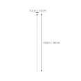 thumbnail image 2 of LOLIPPYY 120Pcs Flagpole Hardware for Festivals and Parties White 15In, 2 of 8