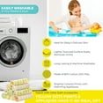 thumbnail image 5 of Spasilk Washcloth Wipes Set for Newborn Boys and Girls, Soft Terry Washcloth Set, Pack of 10, Yellow Dots, 5 of 7