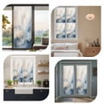 thumbnail image 7 of Abstract Modern Art Window Privacy Film Watercolor Blue Graffiti Art Decorative Glass Window Film UV Blocking Static Cling Non-Adhesive Sticker Covering for Home Door 29.5 x 78.7 inches, 7 of 7