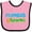 Pink and Black, variant on Inktastic Plumber in Training Boys or Girls Baby Bib