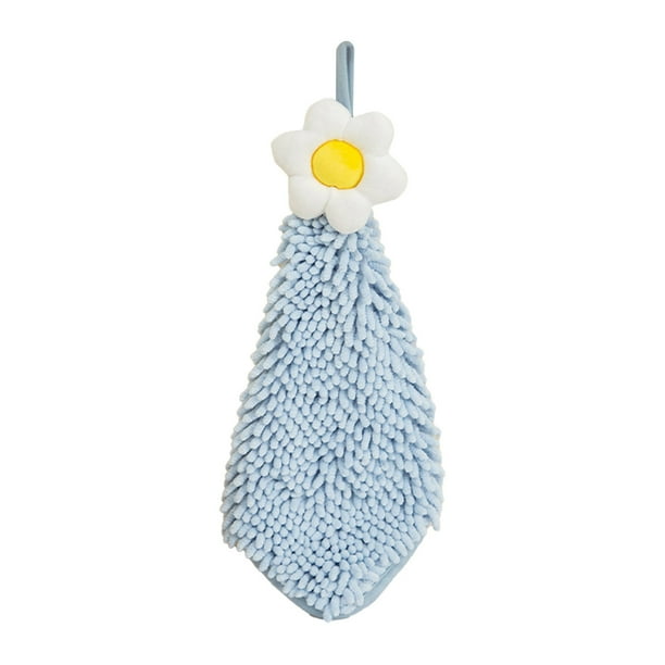 Toallas de Mano Toallas de Cocina Toallas de Mano Colgantes con Lazos Toallas de Baño Toallas de Mano Toalla de Baño Suave Flor Absorbente Toallas de Mano