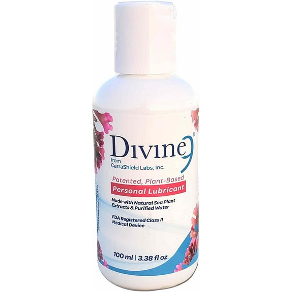 Divine 9 Moisturizing Plant & Water Based Personal Lubricant 4 oz