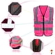 thumbnail image 5 of Chaleco de seguridad A-SAFETY, 7 bolsillos, reflectante, de alta visibilidad, rosa, 3XL, 5 of 8