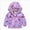 H47-Purple, variant on 3-4 Years Toddler Toddler Rain Jacket Kids Cartoon Windbreaker Coat Baby Girl Boy Zip Hooded Outerwear Fall Infant Raincoat Light Purple Hoodie