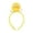 H, variant on QIQUWOHUL New Chicken Headband Festival Decoration Easter Egg Ear Hair Hoop Headband Buckle