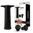 thumbnail image 1 of Tapones para botellas de vacío Bomba negra con tapones ahorradores de vino, 1 of 2