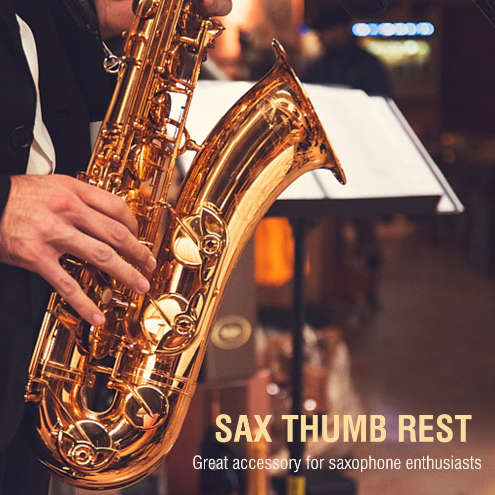 2PCS Saxophone Thumb Rest Rubber Cushion Sax Instruments Accessories