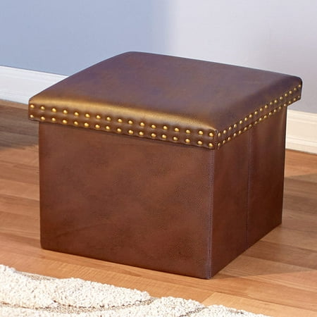 Faux Leather Storage Ottomans or Benches