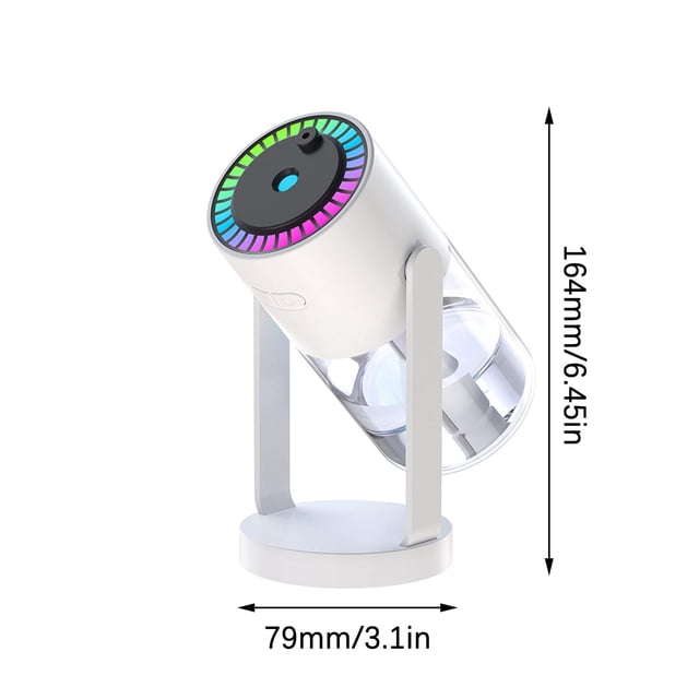 Vwrxbz 2-in-1 Star Projector Humidifier Night Light USB Car Aroma Diffuser with LED Galaxy Lamp