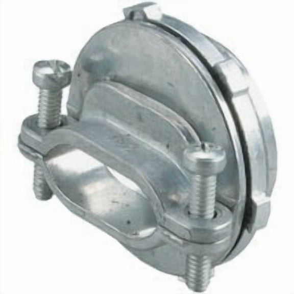 Halex/Scott Fetzer Clamp Box Connector 05315 - Die Cast Zinc, Twin Screws - 1-1/2 In