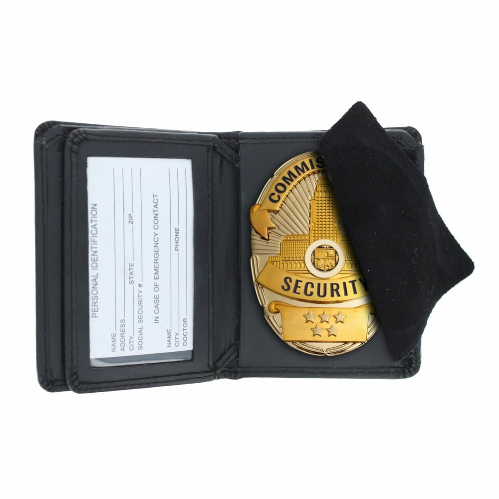 ASR Federal Law Enforcement RFID Leather Badge Wallet and ID (Many