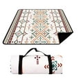 thumbnail image 2 of Couverture de Pique-Nique Imperméable 200x200CM Grande Couverture de Plage Tapis de Pique-Nique Extérieur Tapis de Plage avec Poignée de Transport pour Camping Plage, 2 of 4