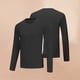 thumbnail image 1 of pstuiky manga larga para hombre, Camiseta informal de moda para hombre, color liso, para correr, fitness, alta elasticidad, manga larga, cuello redondo, para ejercicio tops de invierno para hombre l, 1 of 7