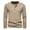 Khaki, variant on Dagegui Mens Long Sleeve T-Shirts Solid Color Crew Neck Buttons Shirt Cotton Henley Pullover Shirts Lightweight Soft Stretch Tees Fall Tops Wine,S