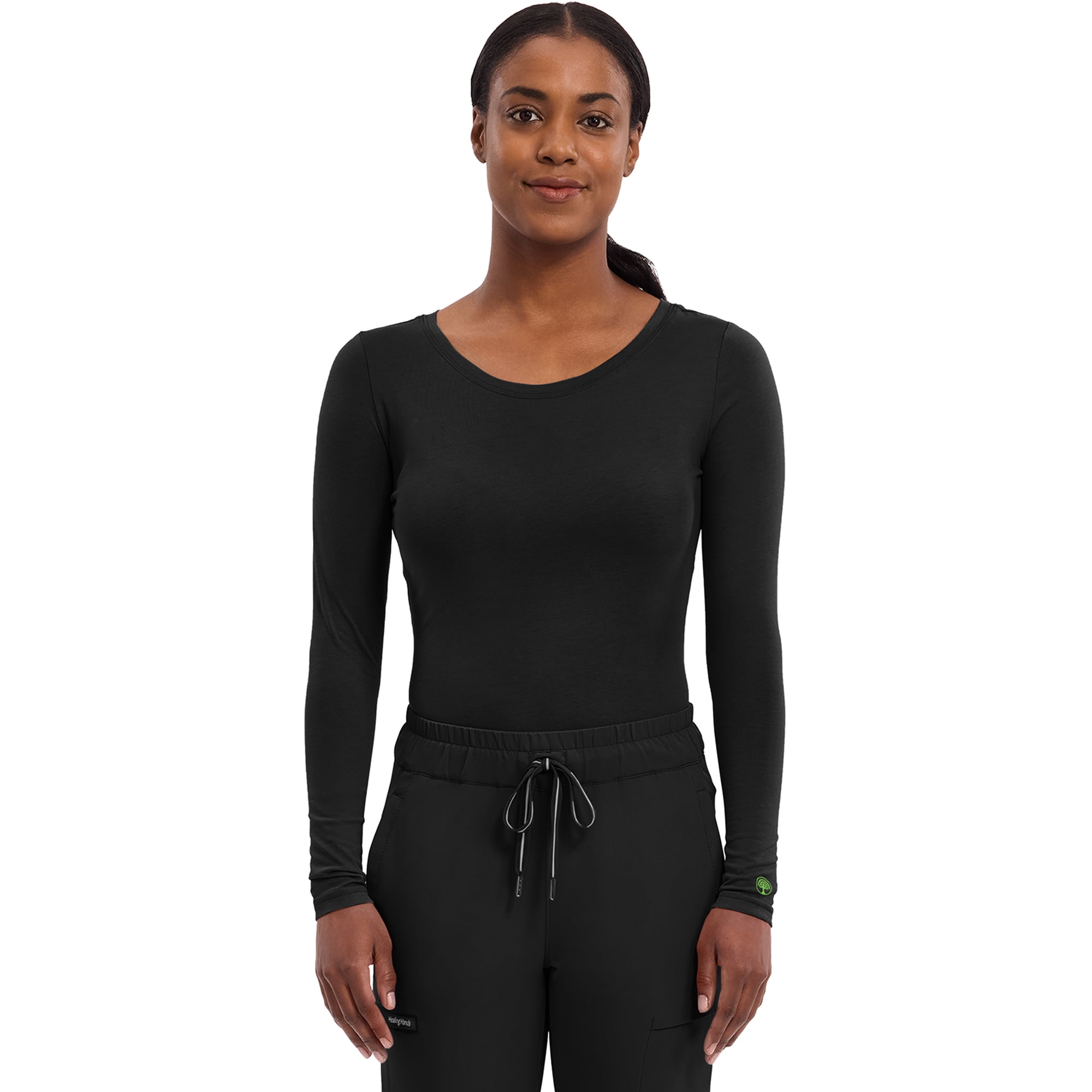 Healing Hands Women's Underscrub Soft Knit Melissa Longsleeve Scrub Tee with Breathable & Easy Care Fabric 5047