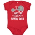 thumbnail image 3 of Inktastic Best Nanny Ever Grandchild Boys or Girls Baby Bodysuit, 3 of 5