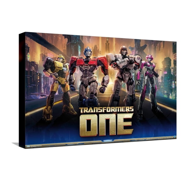 Hasbro Transformers: One - Key Art Canvas Wall Poster, 14.725" x 22.375"