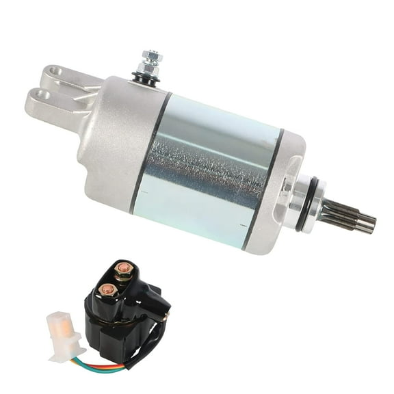 labwork Engine Starter Motor with Solenoid Relay Replacement for Honda FourTrax 300 TRX300 1988-2000 Replacement for 31200-HA0-774 31200-HC4-033