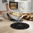 thumbnail image 4 of Round Hollow Insulation Pad Multifunctional Heat-resistant Non-slip Coasters For Home Kitchen, 4 of 4