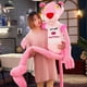 thumbnail image 2 of Pantera rosa de peluche de juguete suave muñeco de peluche para niños niñas mujeres / 160 cm sin vestir / kaili Sencillez, 2 of 4