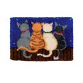 thumbnail image 1 of Rectangle Mat Crochet Yarn Animal Floor Rug Making Crafts Carpet  Hook Balcony Doormat Tool for Home Professional, 1 of 8
