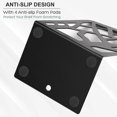 thumbnail image 3 of Book Ends Tree Design Modern Bookends For Shelves, Non-skid Bookend, Heavy Duty Metal Book Stopper For Books/cds, Decorative Book Shelf For Home, 7 X, 3 of 4