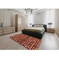 thumbnail image 4 of Ahgly Company Indoor Rectangle Contemporary Rust Pink Abstract Area Rugs, 3' x 5', 4 of 6