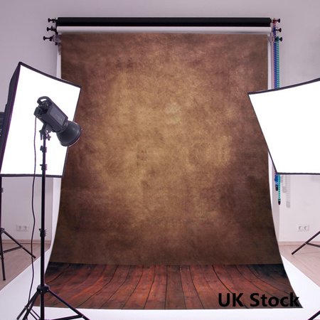 Uk Stock 7x5ft Vinyl Cloth Retro Wall Wood Floor Photography