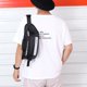thumbnail image 5 of Bolsa Riñonera Street Fanny para hombre, riñonera de nailon para el pecho, bandolera (negro) JShteea Para Estrenar, 5 of 9