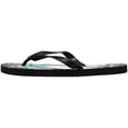 thumbnail image 2 of Norty Men's Casual Beach Pool Everyday Flip Flop Thong Sandal Shoe 41390-9D(M)US (Black/Grey Surfer), 2 of 6