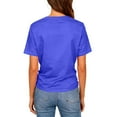 thumbnail image 3 of cocolona Womens Crop Tops Summer Casual Crew Neck Short Sleeve Shirts Fashion Solid Color Loose Blouses Basic Tees, 3 of 7