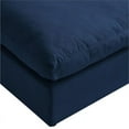 thumbnail image 4 of Kaelynn Ottoman Navy Blue Linen Upholstered, 4 of 5