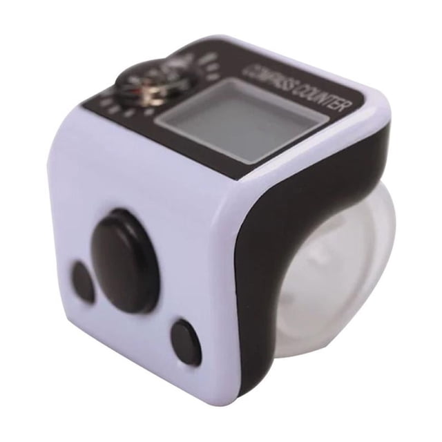 Electronic Finger Counter With Compass Resettable 5 Digit LCD Electronic Digital Display Finger